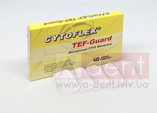 ��������� ���-����� ������ �������� SMOOTH CYTOFLEX� Tef-Guard� 12mm x 24mm, ���� 5 ���� (Unicare Biomedical, Inc.), � C01-0305, non-resorbable barrier membrane, ����������������� ���`���� ��������, 5 pack sterile 12mm x 24mm ePTFE GTR membranes - 9675.00 ���