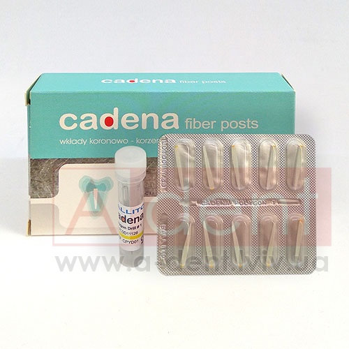 ���� ������ �������������� Cadena Polygon �1 (Cadena), Fiber Posts, ���� 10 ������ �1, ����, ����.������ 2.0, ��.������ 1.3, ������ �������� 0.90 + ��������� Polygon Drill #1 - 1944.80 ���