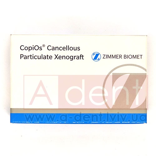 ������ CopiOs Cancellous Particulate Xenograft 1,0 ���.��. (Zimmer Biomet Dental), � 97211, Cancellous bovine bone for filling of bone defect, size 1mm-2mm - 5353.40 ���